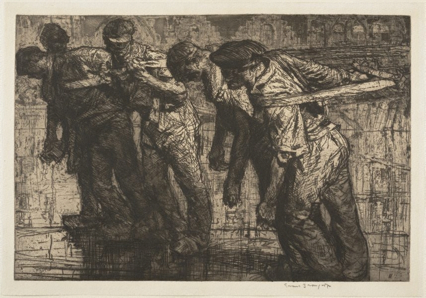Les Haleurs by Demanet
